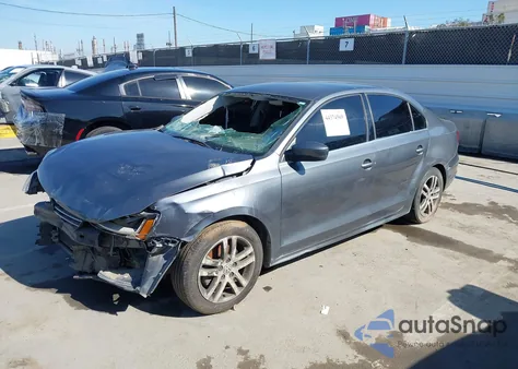 2017 Volkswagen Jetta 1.4T S из США, поврежденный, VIN 3VW2B7AJ1HM304463